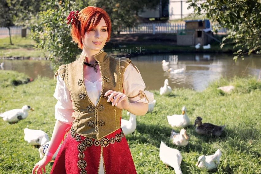 Косплеер предстала в образе солнечной Шани из «Ведьмака»